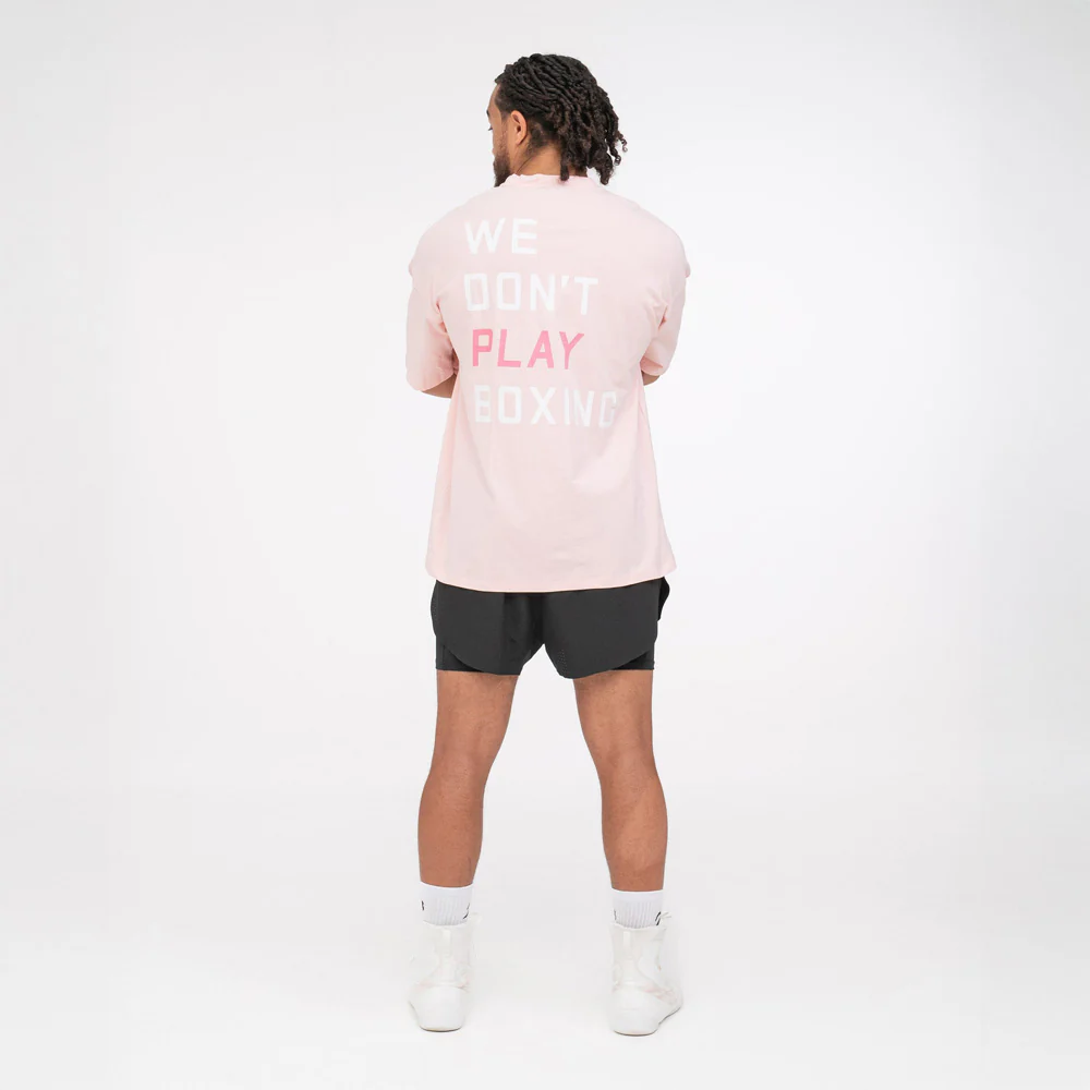 T-shirt Boxraw We Don't Play Boxing Oversize Rose - Image 7