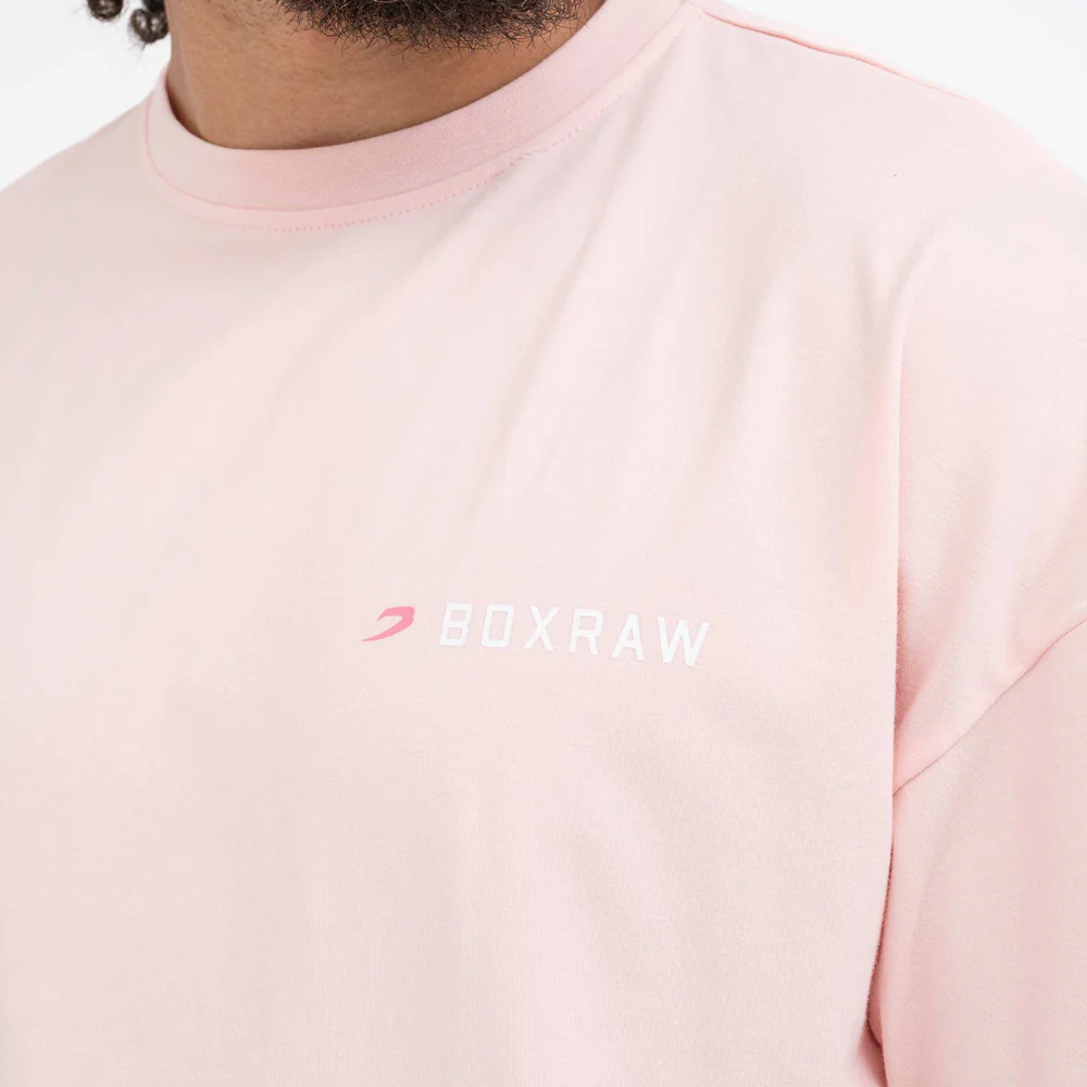 T-shirt Boxraw We Don't Play Boxing Oversize Rose - Image 8
