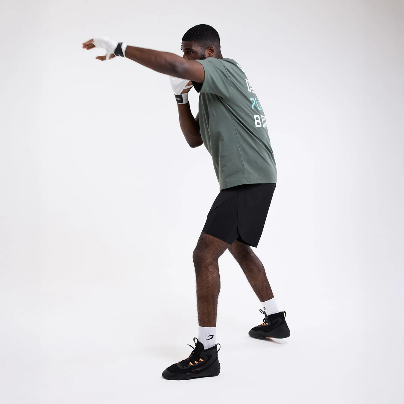 T-shirt Boxraw We Don't Play Boxing Oversize Vert  - Image 3