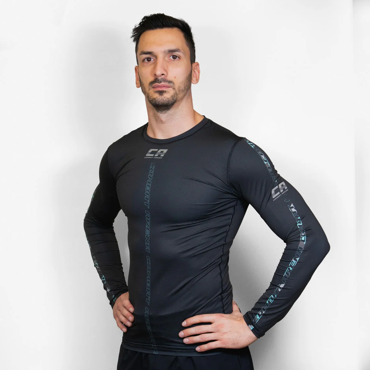 T-shirt à compression Combat Arena Power Chemise à manches longues  - Image 3