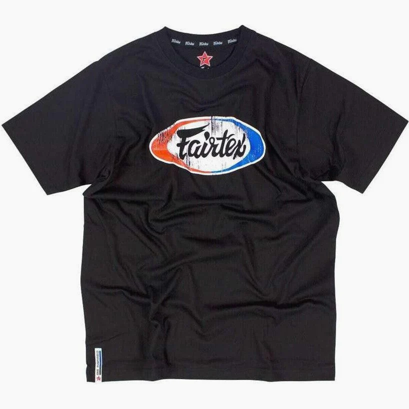T-shirt Fairtex Vintage TS4 Noir