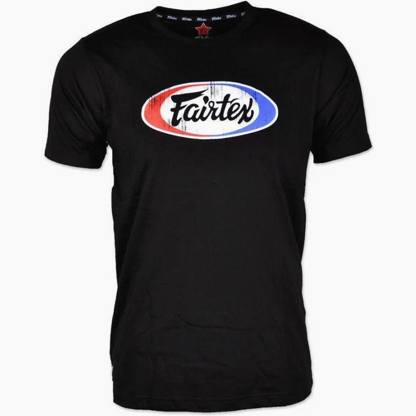 T-shirt Fairtex Vintage TS4 Noir - Image 2