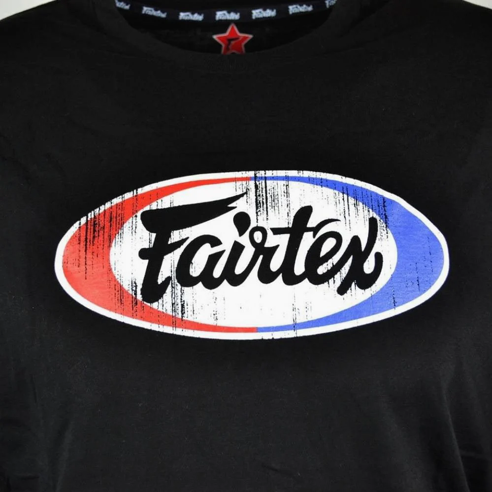 T-shirt Fairtex Vintage TS4 Noir - Image 4