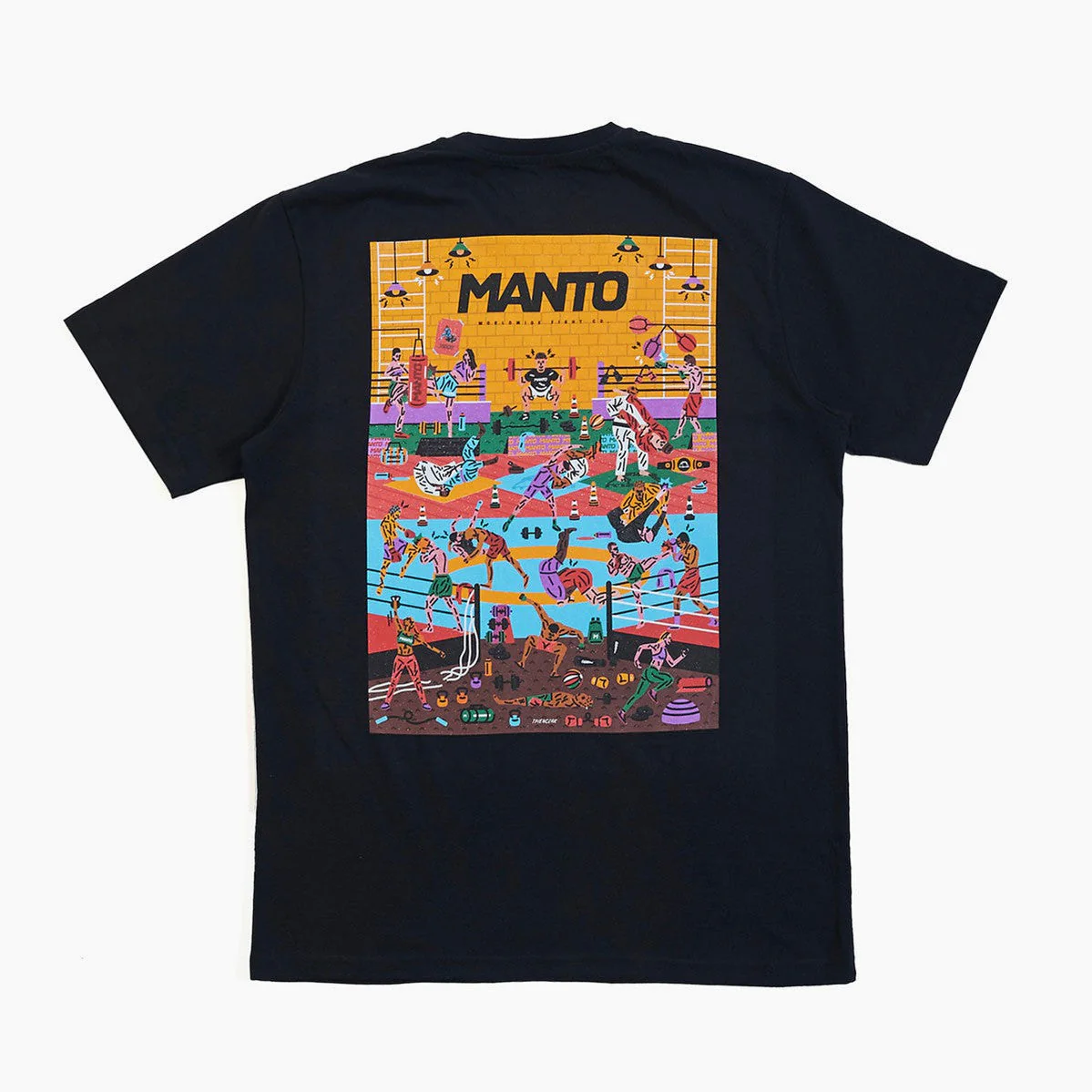 T-shirt Manto Gym 2.0 Noir