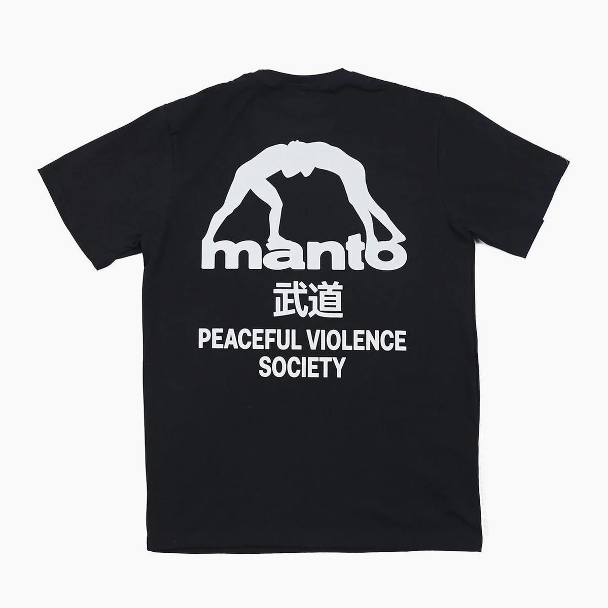 T-shirt Manto SOCIETY Noir-blanc 