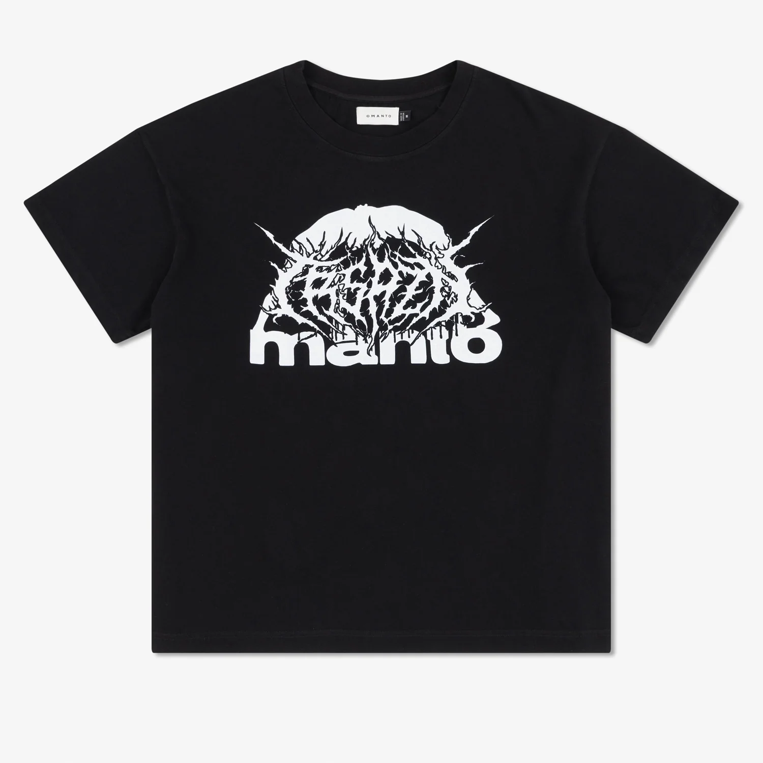 T-shirt oversize Manto Treasure Zone Noir 