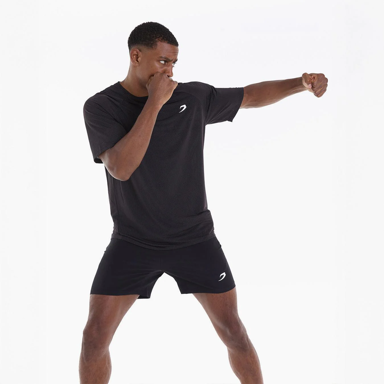 T-shirt technique Boxraw Oversize Valdes Noir  - Image 2