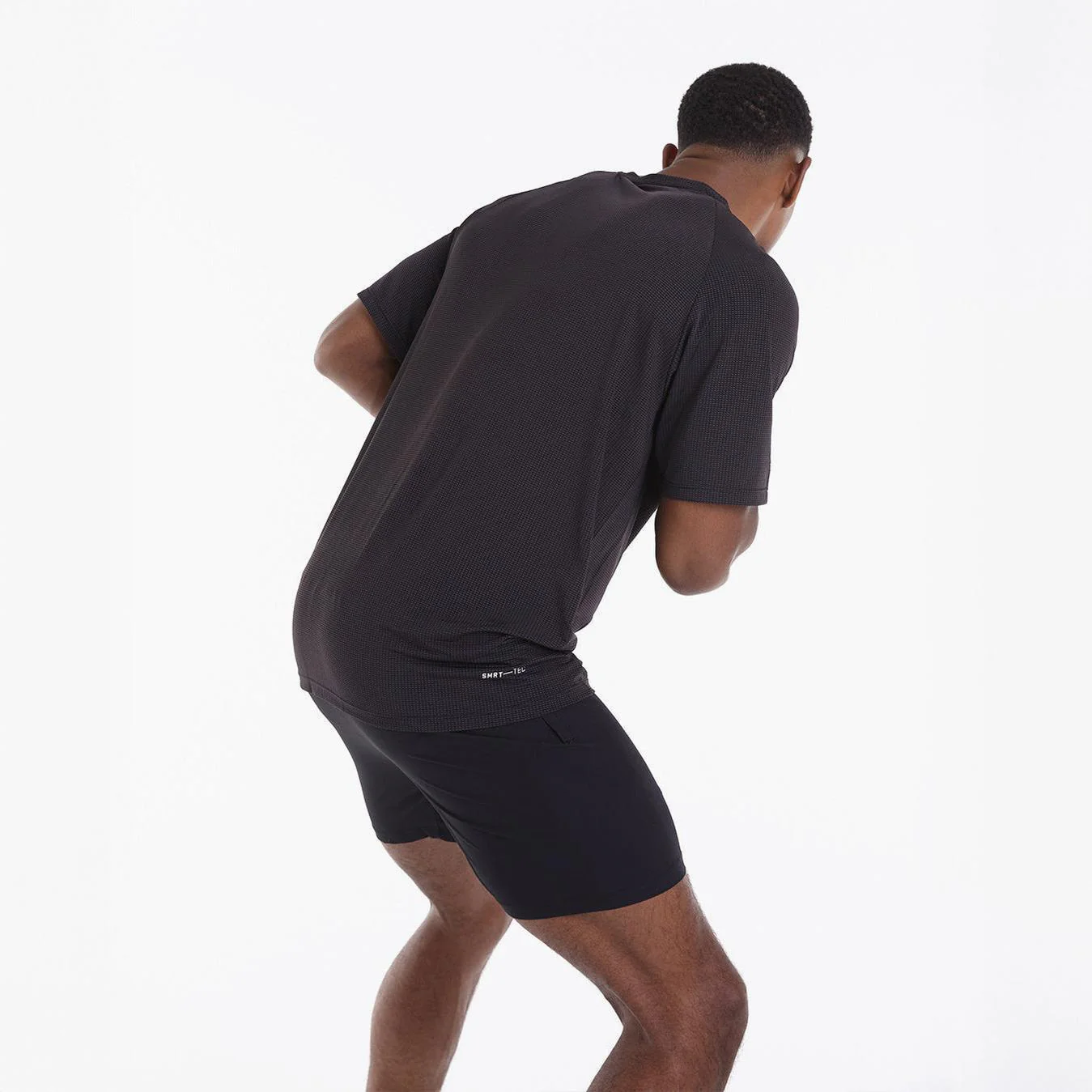 T-shirt technique Boxraw Oversize Valdes Noir  - Image 3