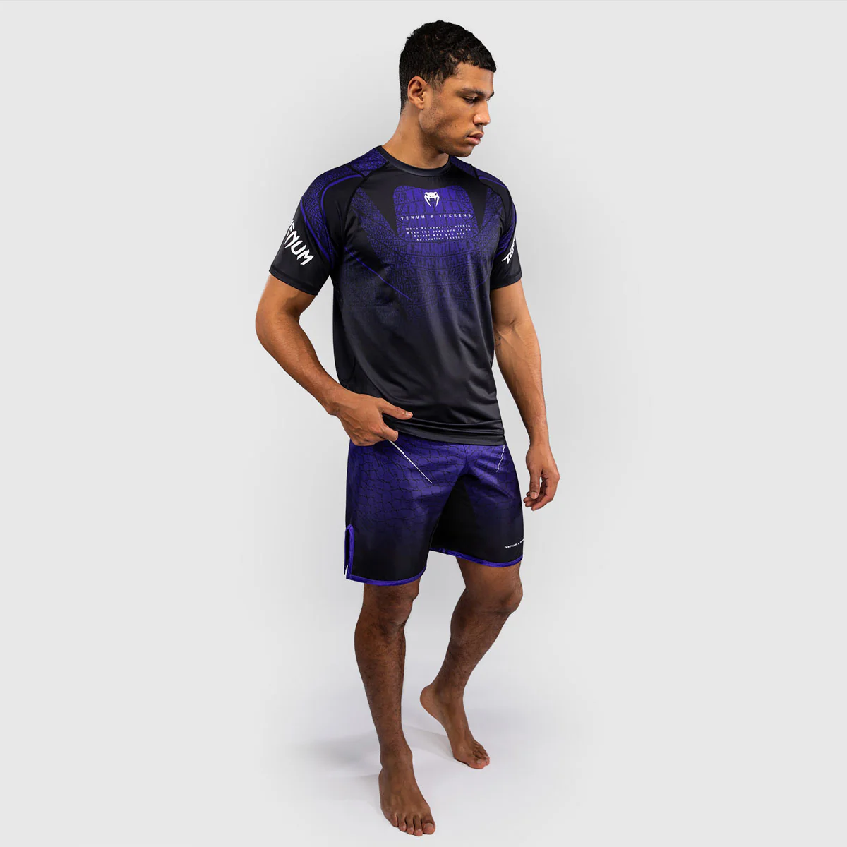T-shirt Venum Dry Tech Tekken 8 Kazuya Noir-violet  - Image 3