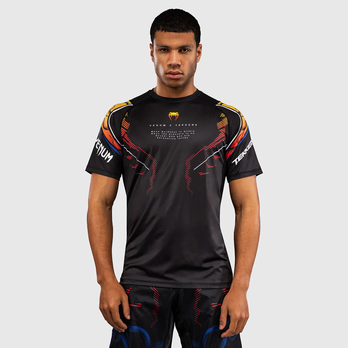 T-shirt Venum Dry Tech Tekken 8 Yoshimitsu Noir-orange 