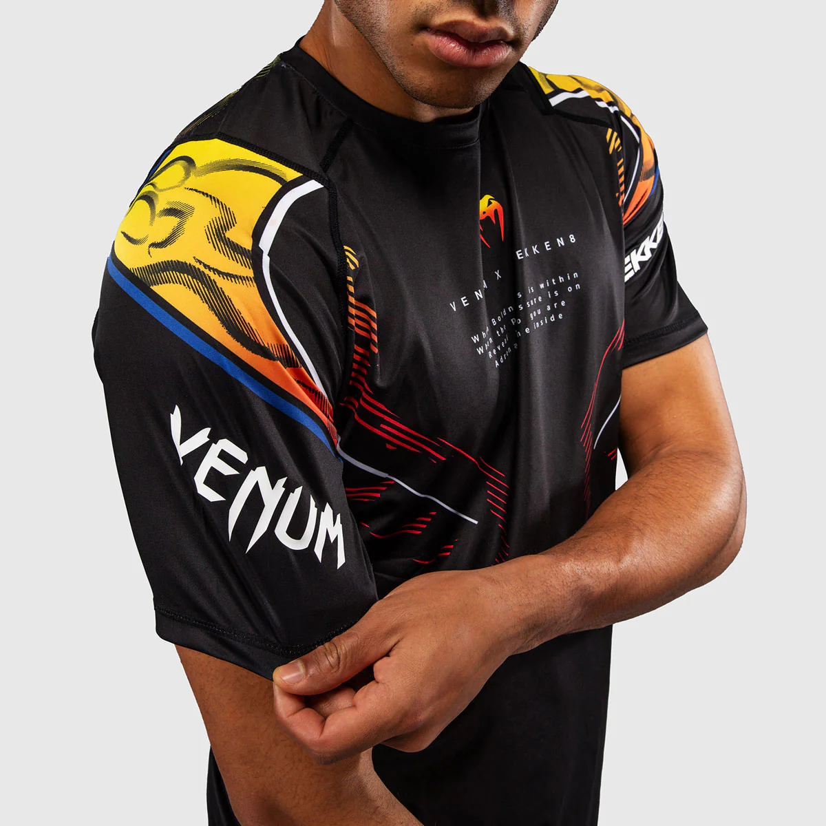 T-shirt Venum Dry Tech Tekken 8 Yoshimitsu Noir-orange  - Image 5